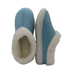 Zapatillas gel borreguillo azul claro