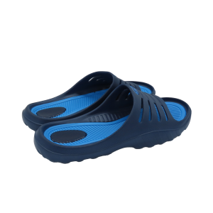 Chanclas de pala con tacón de gel azul caballero (modelo alt.)