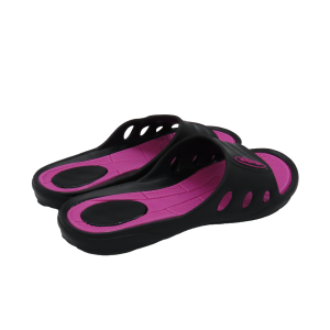 Chanclas de pala con tacón de gel rosa mujer (modelo alt.)