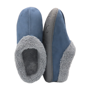 Zapatillas gel borreguillo azul cobalto