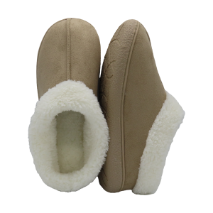 Zapatillas gel borreguillo camel