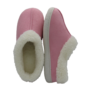 Zapatillas gel borreguillo rosa claro