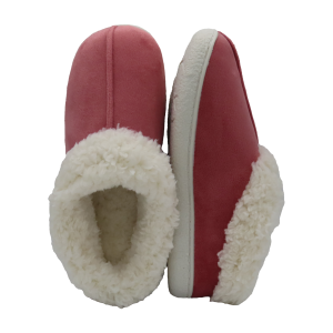 Zapatillas gel borreguillo rosa tierra